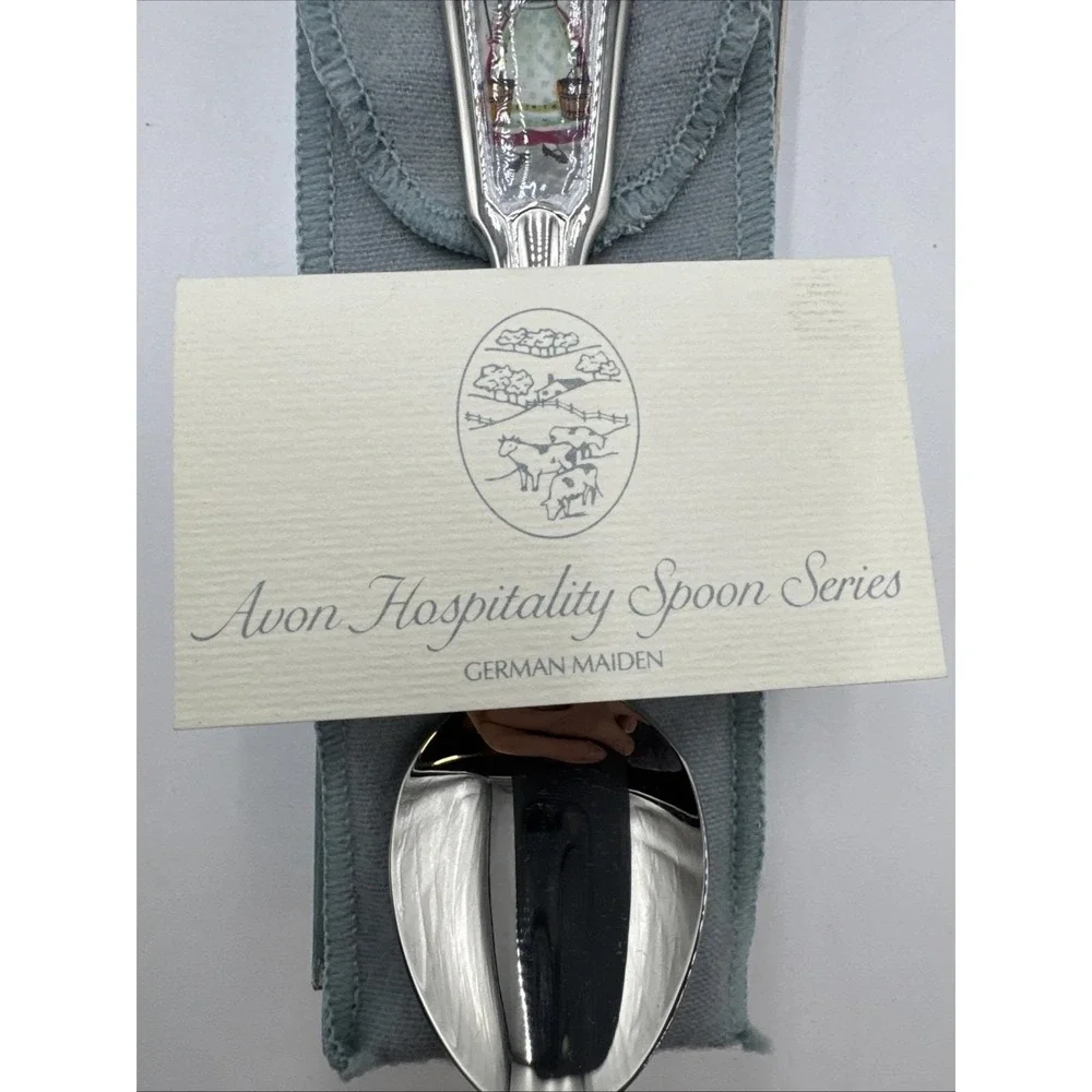 Vintage 1985 Avon Hospitality Single Spoon From Series German Milk Maiden 4.5